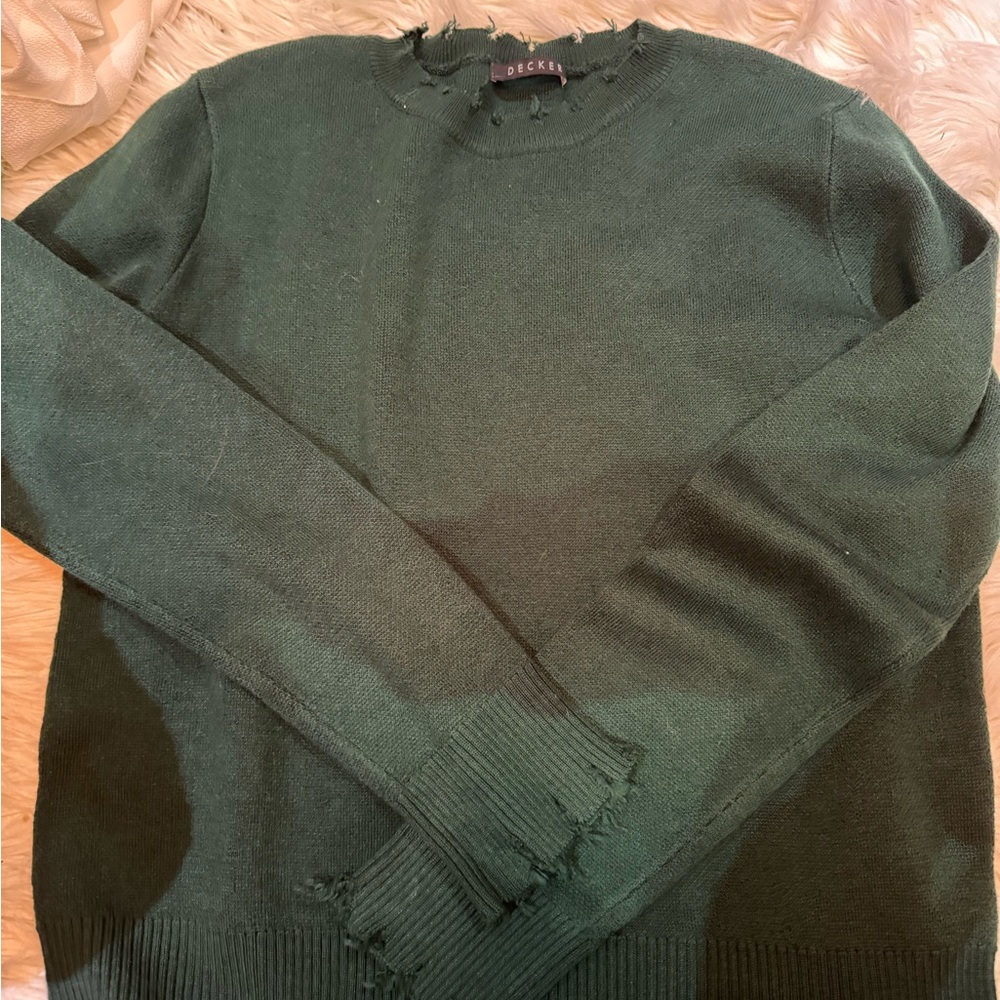Green Crewneck Sweater